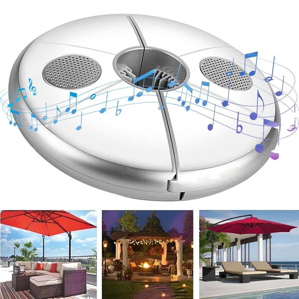 parasol with led lights and bluetooth