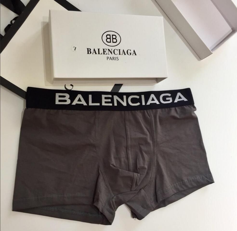 2019 de lujo de calidad superior 4 unids caja BB Mens Underwear Boxers hombre ropa