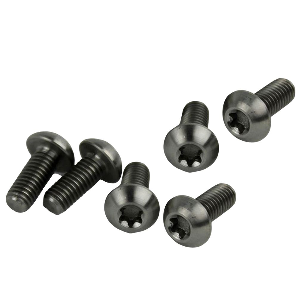 dyudyrujdtry Duradero Lote 12PCS Bicicleta MTB Bicicleta Rotor Freno de Disco Torx T25 Pernos Tornillos M5 Mejor para Camping Picnic y Otro Actividades Al Aire Libre