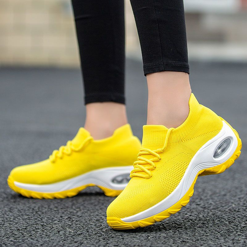 MWY Wedges Shoes For Women Yellow 