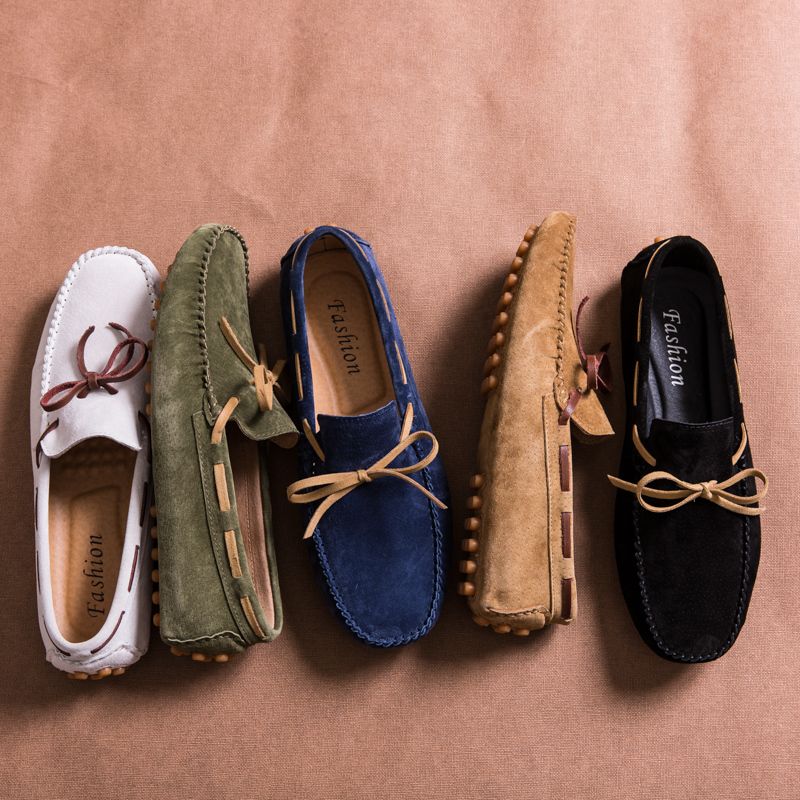 leather lace up moccasins