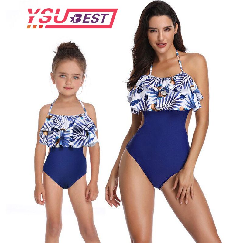 matching mother and daughter bathing suits