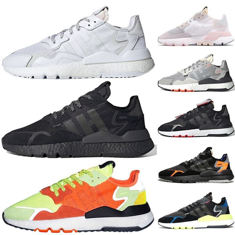 2020 Fashion Brand Reflective Triple Black White Road Safety Nite