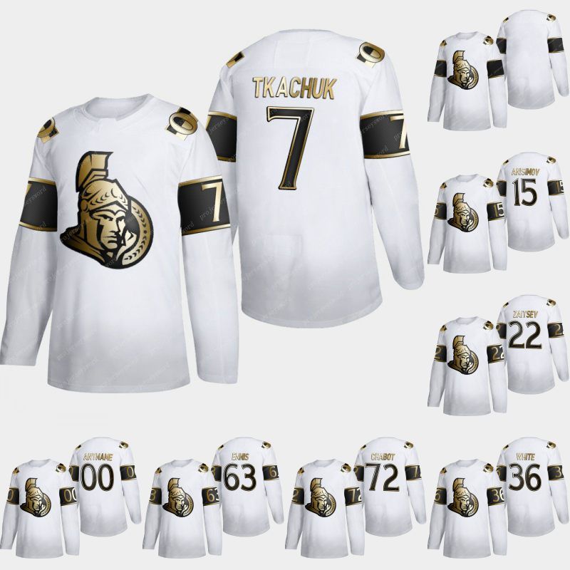ottawa senators white jersey