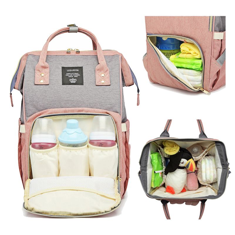 Lequeen Baby Bags For Mom Diaper Bag Backpack Maternity Stroller Mommy