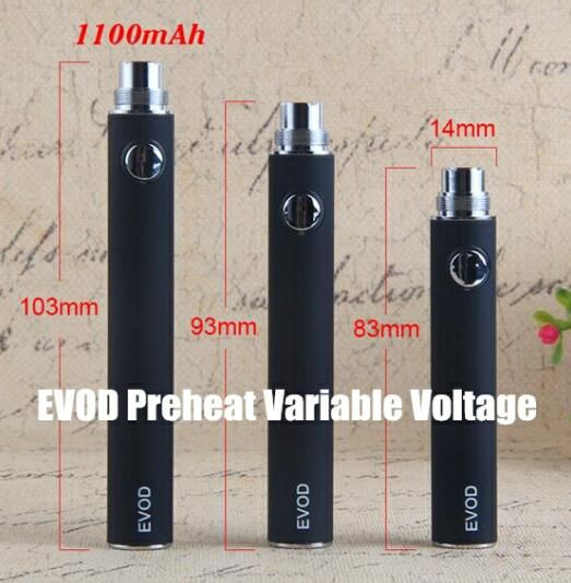 EVOD Preheat VV 1100MAHバッテリーのみ