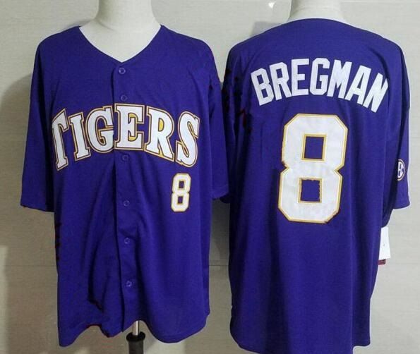 lsu baseball jersey white