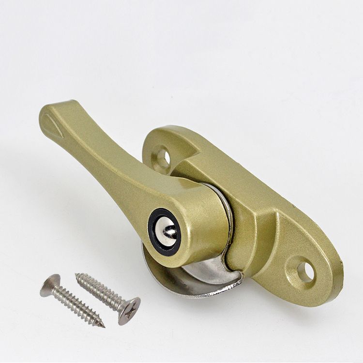 Zinc Alloy Drive Knob Lock Platic Steel Window Latch Sliding Door