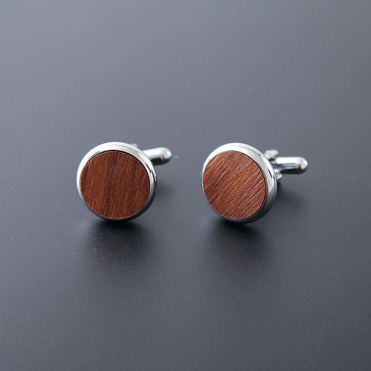 Cuff Links Fashion Jewellery 2019 High End Wooden Mens Accessories Wholesale Custom High Quality