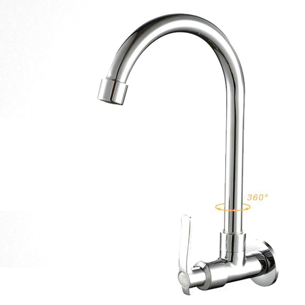 US Kitchen Sink Faucet 360 Degree Swivel Spout Basin Mixer Tap Chrome