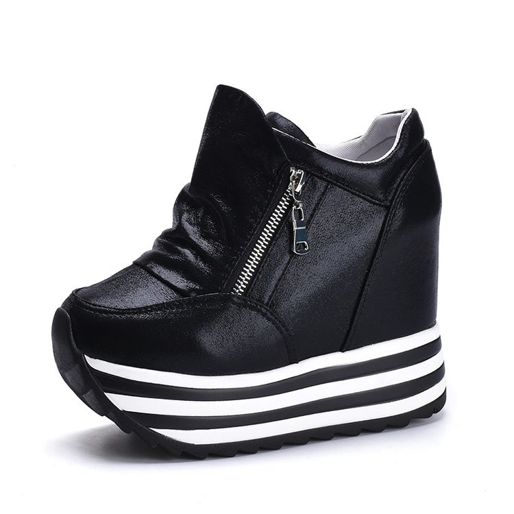 high heel slip on sneakers