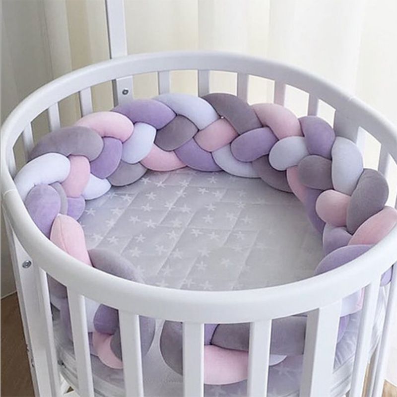 knotted baby crib bumper