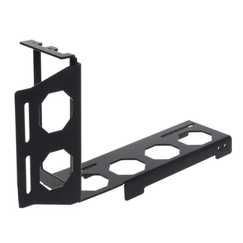 Graphics Card Bracket Riser Fixed Vertical ATX Case PCI-E 16x Internal Holder