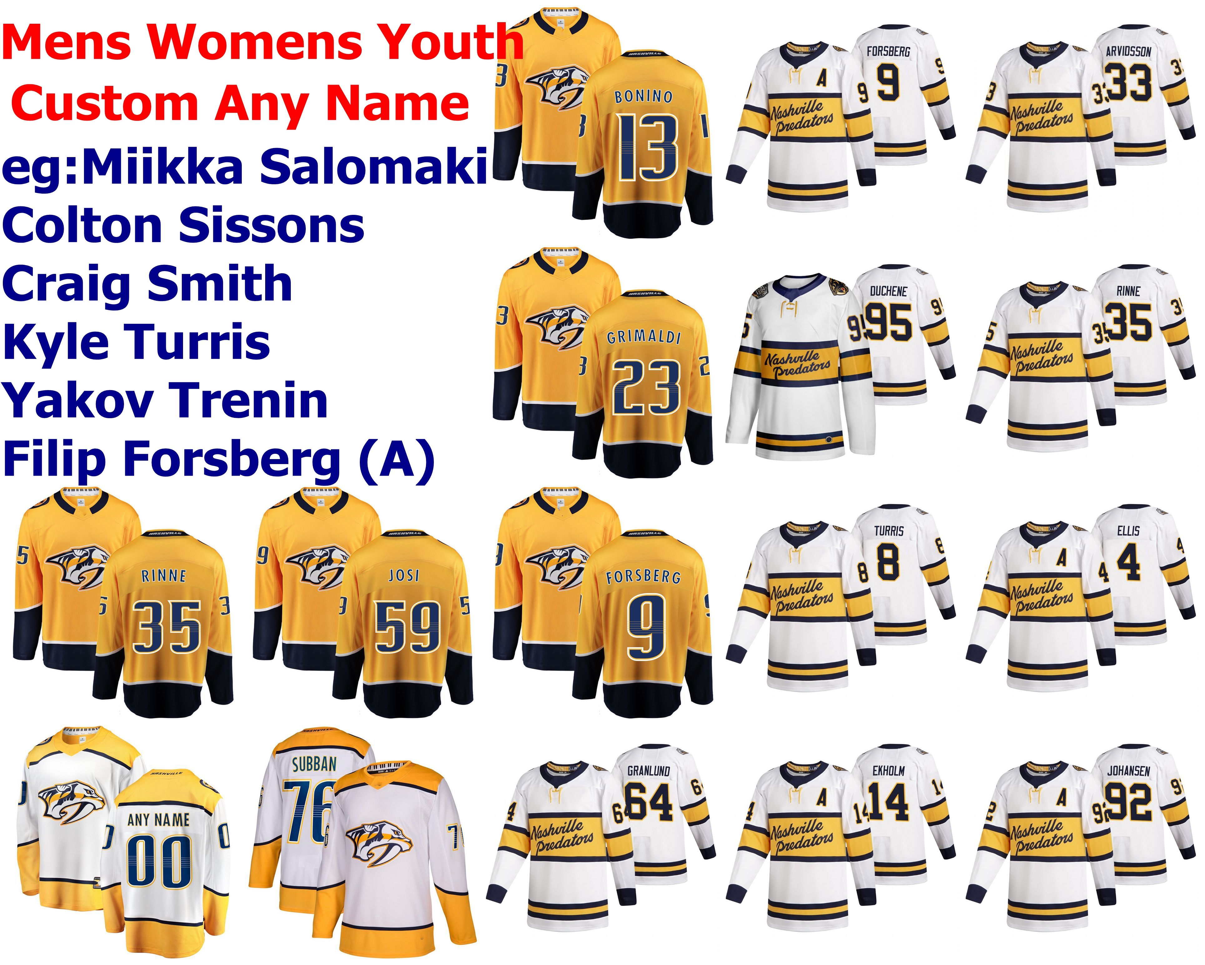 craig smith predators jersey