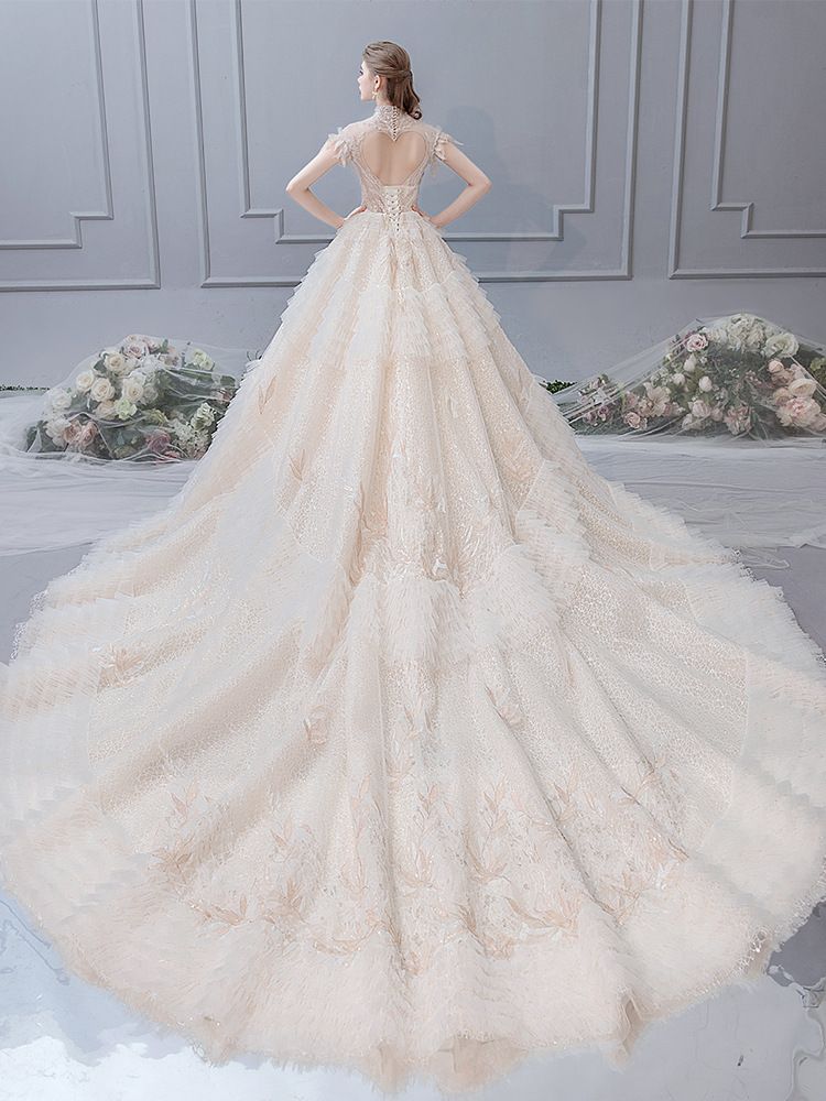 2020 Luxury Bridal Wedding Dress 