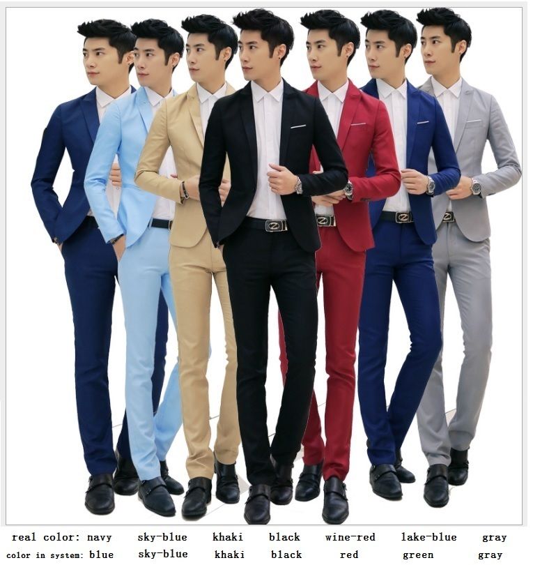 Traje De Dos Piezas Occidental De Negocios Para Hombre Traje De Dos Piezas Occidental De Negocios Para Hombre
