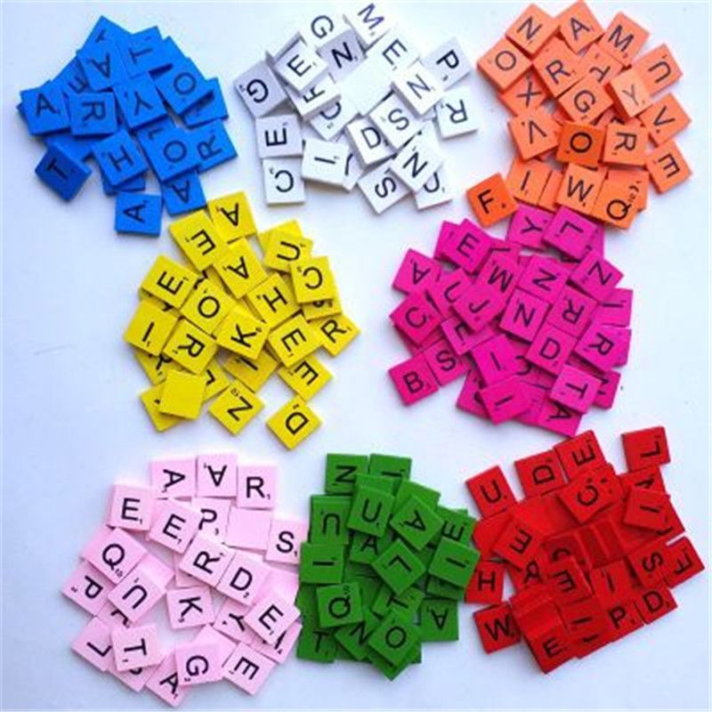 Compre Inglés Color Alfabeto Alfabetización Educación Temprana De Desarrollo Intelectual Letra Mayúscula Del Alfabeto Inglés Scrabble Set Color 9 A