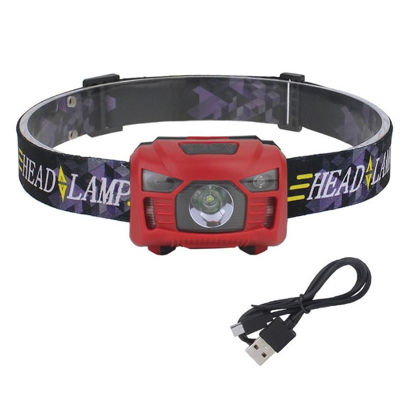 Red Headlamp -USB