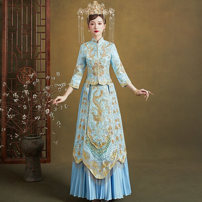 satin brocade dress