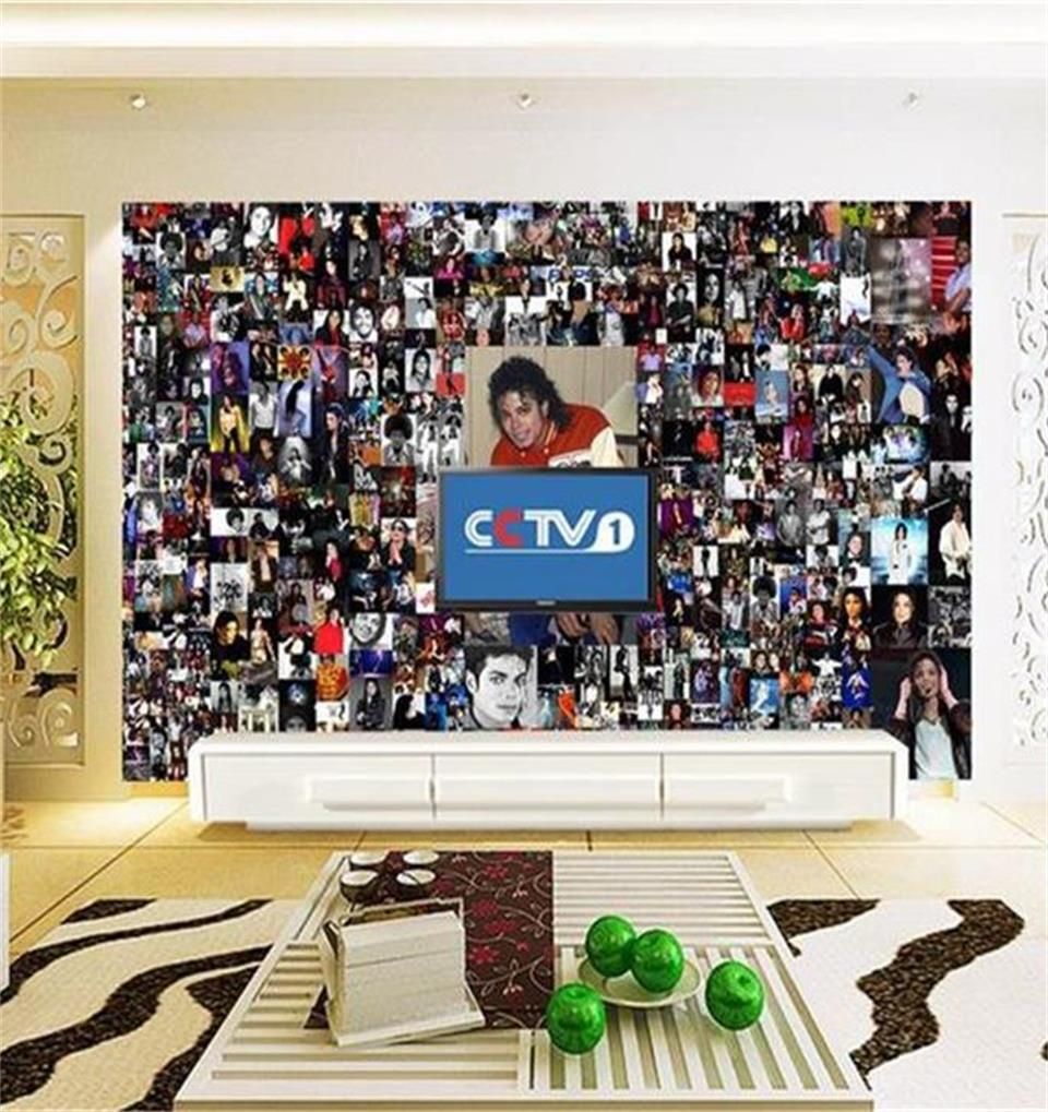 Custom Size 3d Photo Wallpaper Living Room Mural King Of Pop Michael Jackson Photo Picture Sofa Tv Backdrop Wallpaper Non Woven Wall Sticker Images On Wallpaper Images To Wallpaper From Aibiyi1 9 85