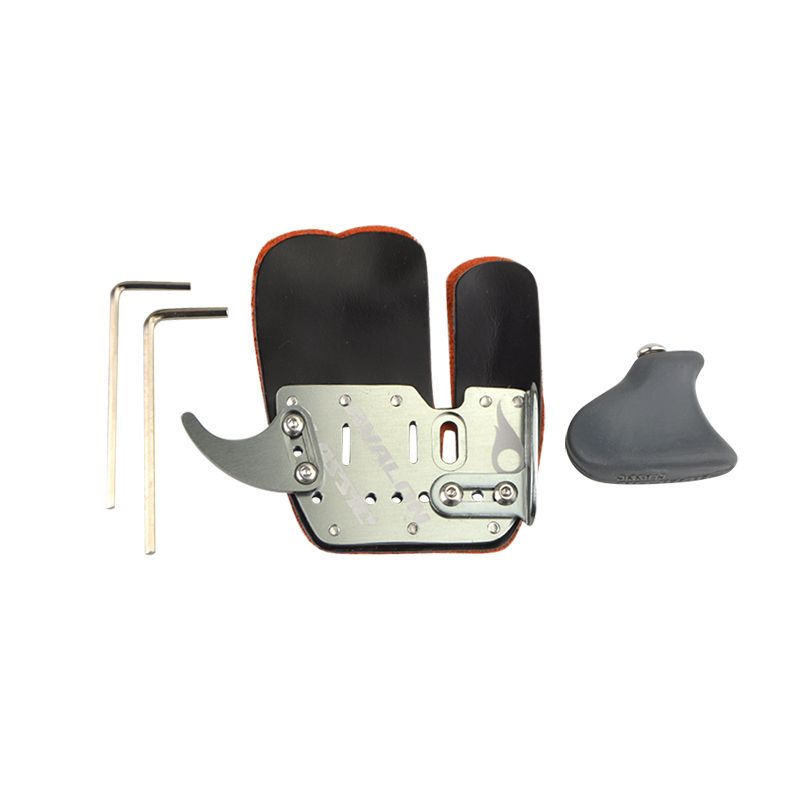 Cow Leather Archery Finger Tab Hand Guard Protect Pad Leather Hunting Shooting