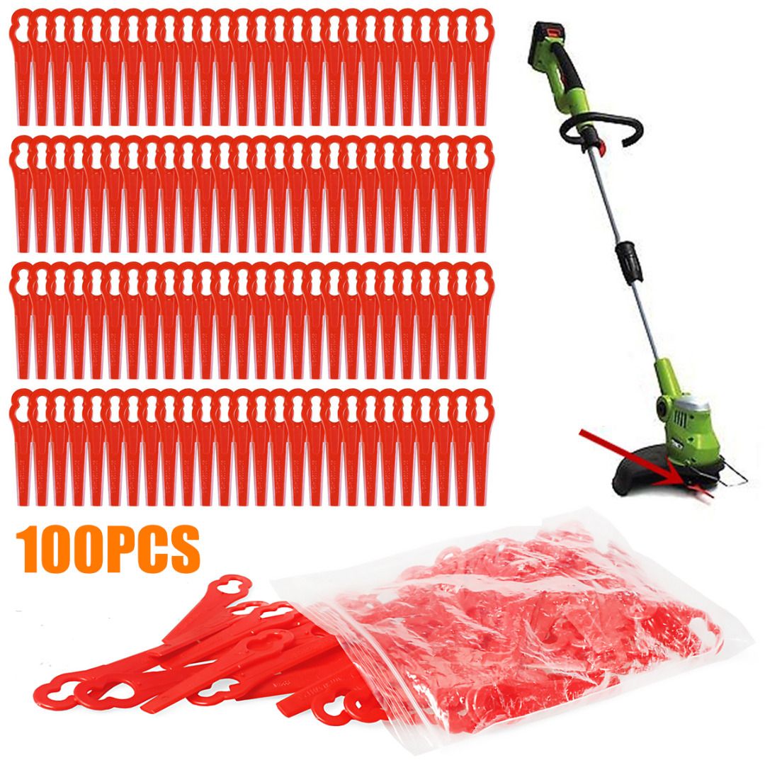 cordless grass trimmer with blades