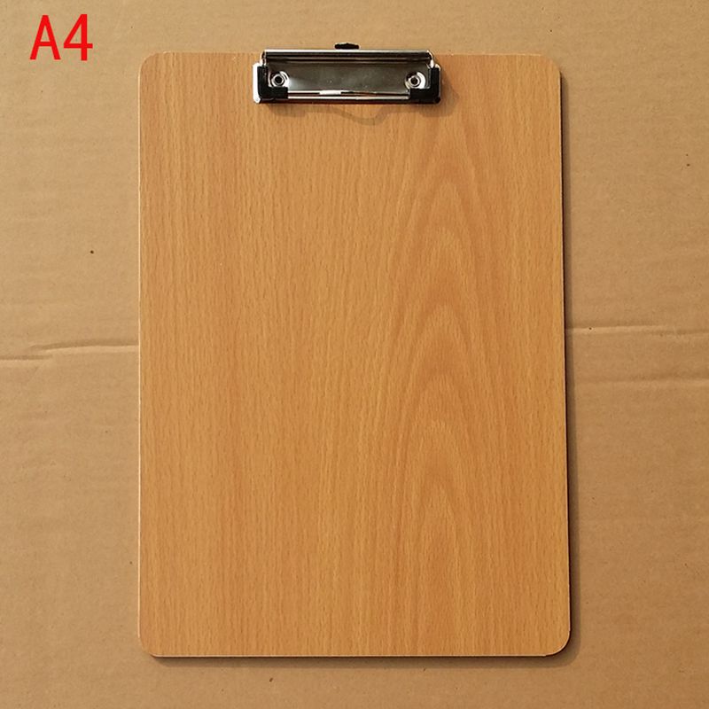 2020 Wooden A4 Clipboards Wood Store Clip Folder Board Desk File