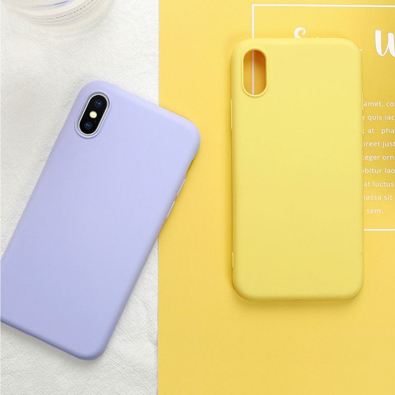 For IPhone XR Silicone Case Original Style Liquid Silicon Rubber Cases