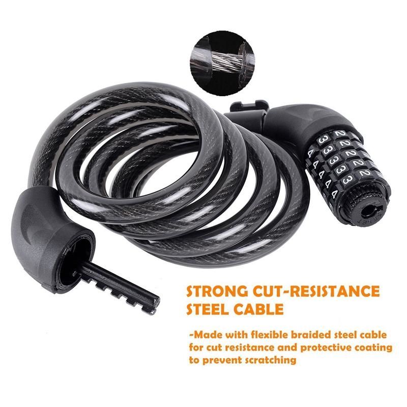 heavy duty cable lock motorcycle