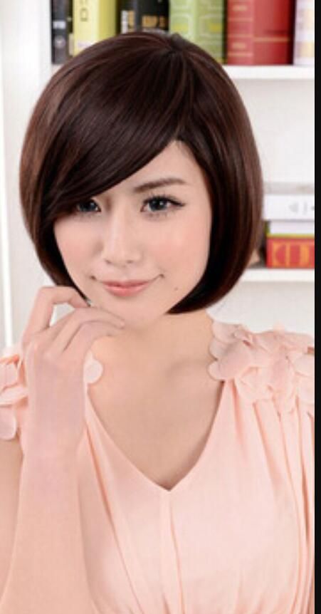Wig Fashion Cute Lady Girl Short Straight Wig Hair Cosplay Costume Disco Party Wig Beautiful Wigs Lace Front Eyebrows From Wig58587 24 51