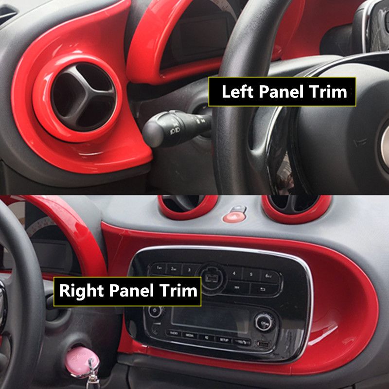 Car Interior Decoration Center Console Outlet Panel Moulding Trim