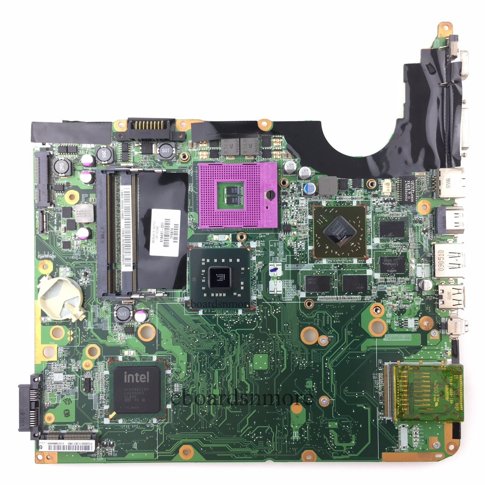 2020 518431 001 Board For HP Pavilion DV6 Laptop Motherboard DDR2 With