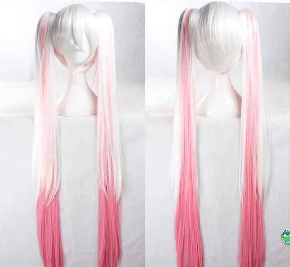 pink wig 120cm