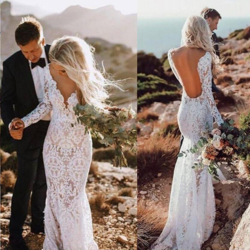 country lace wedding dresses