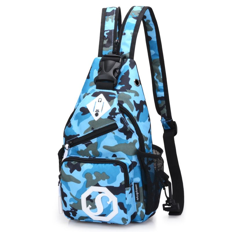 Compra Amazon Transfronteriza Bandolera Mochila Pequeña Bolsa De Doble Uso  Pecho USB Oxford Hombres Y Mujeres De Tela Bolsa De Mensajero Tendencia  Barato | Entrega Rápida Y Calidad | Es.Dhgate