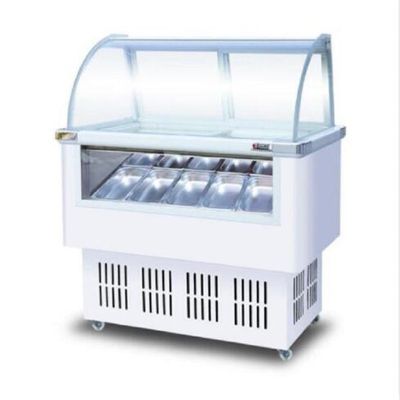 2020 10 Barrels 14boxes Hot Sell 220v Gelato Ice Cream Display