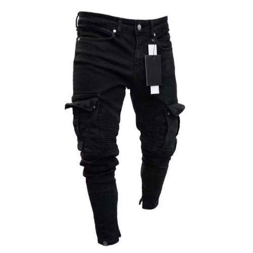 3503 PANTALON JEAN SPANDEX HOMBRE ECO NEGRO – Pedidos Mayoristas