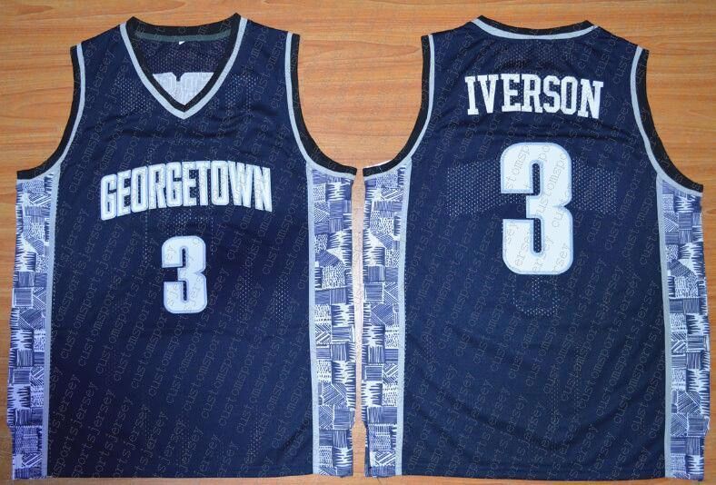 georgetown allen iverson jersey