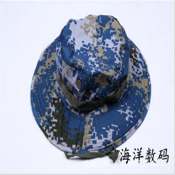 Bucket Hat Boonie Hunting Fish Outdoor Caps Wide Brim Military Unisex Sun Camo