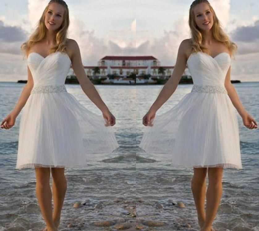Discount New High Quality Sweetheart Rhinestone Tulle Short Casual