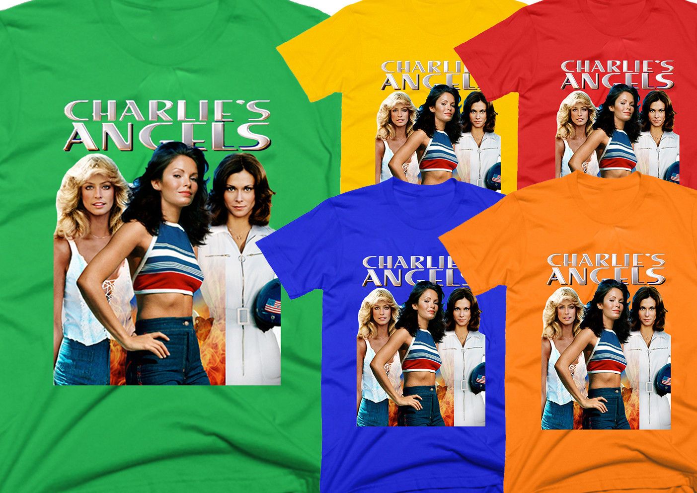 charlie's angels tee shirts