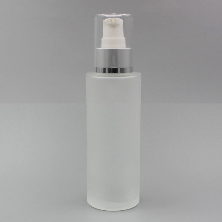 Frost Silver cream pump bottle