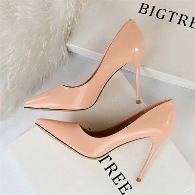 plain nude heels
