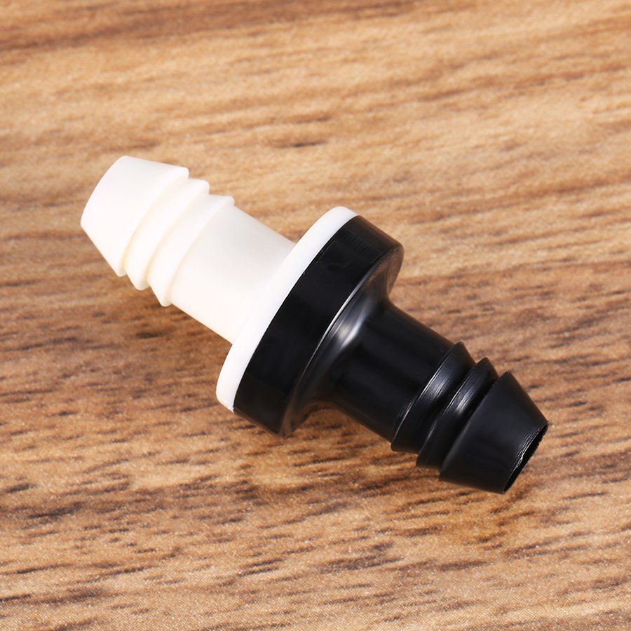 ABS Body Silicone Rubber Diaphragm Air Check Valve 3/8 10mm Inline