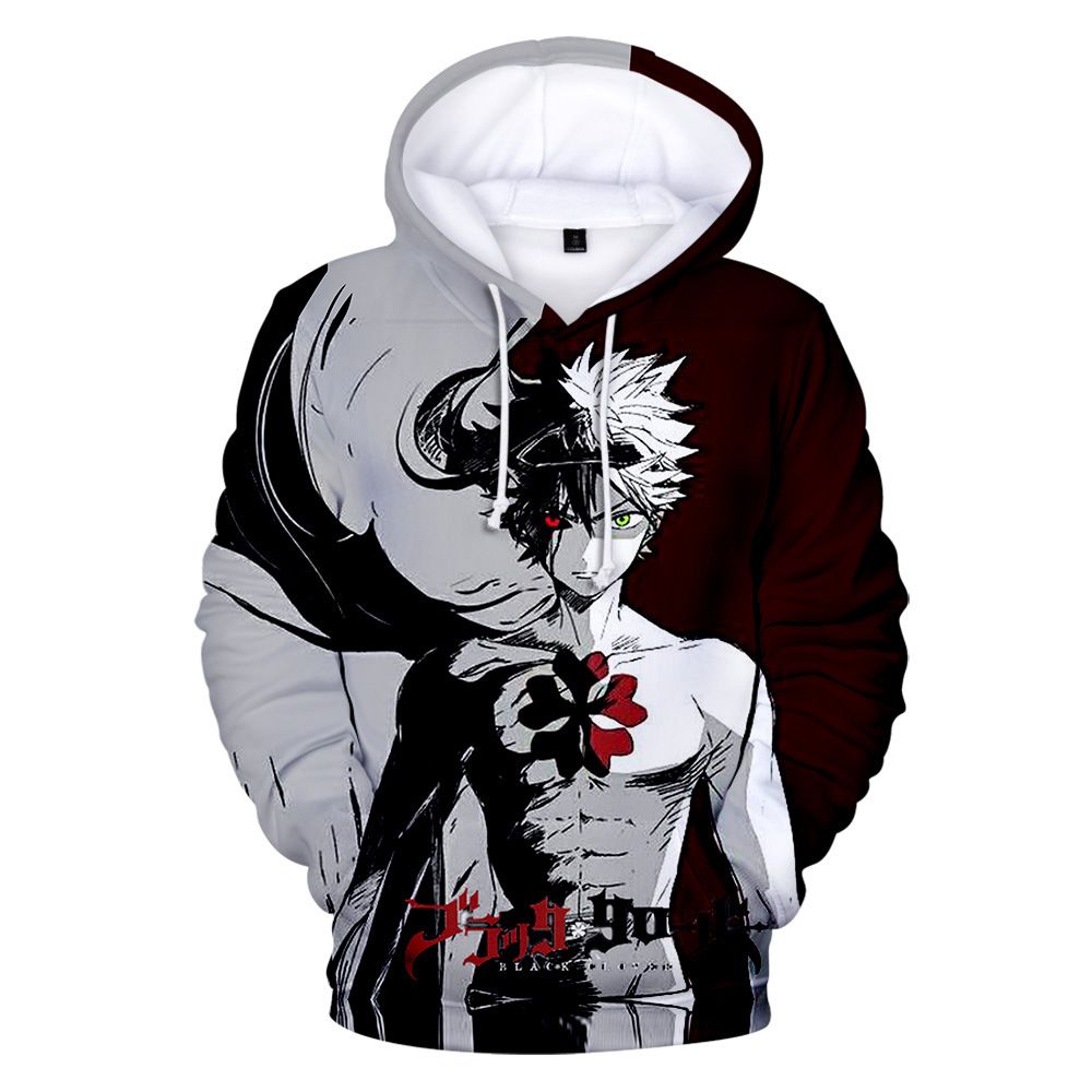 black clover asta moletom com capuz