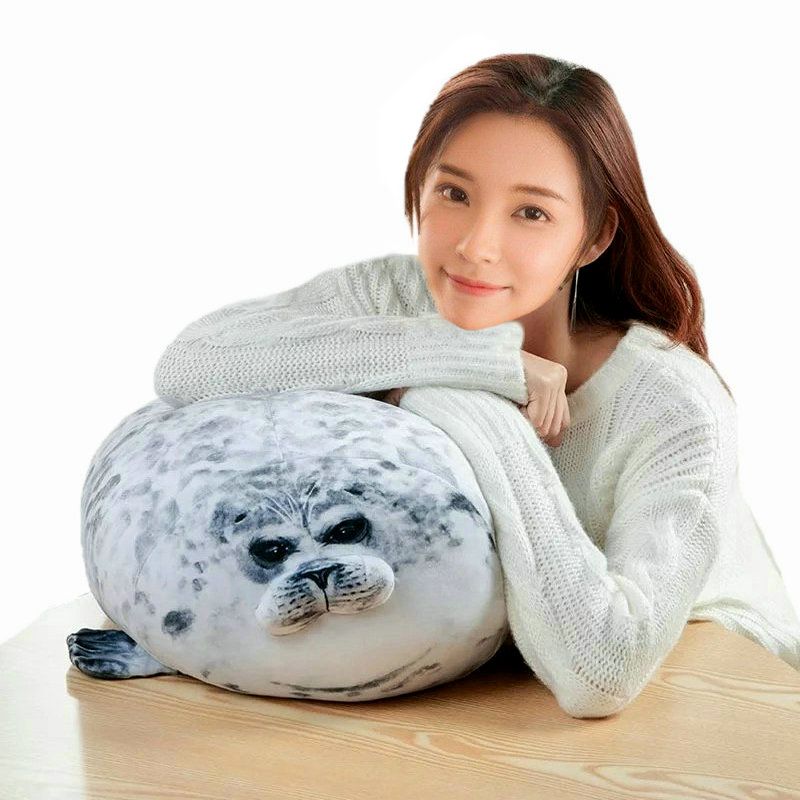 realistic seal plush