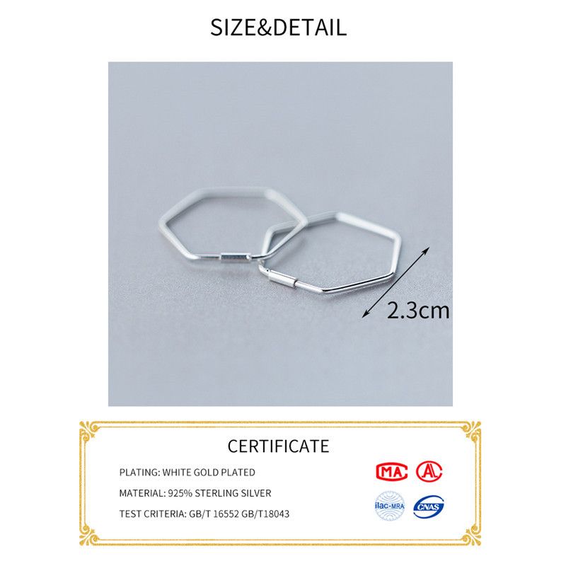 Inzatt Real 925 Pulsera De Mujer Geométrica De Plata De De Inzatt Real 925 Pulsera De Mujer Geométrica De Plata De De