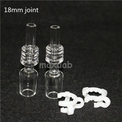 18mm Quartz Tips + Keck Clips