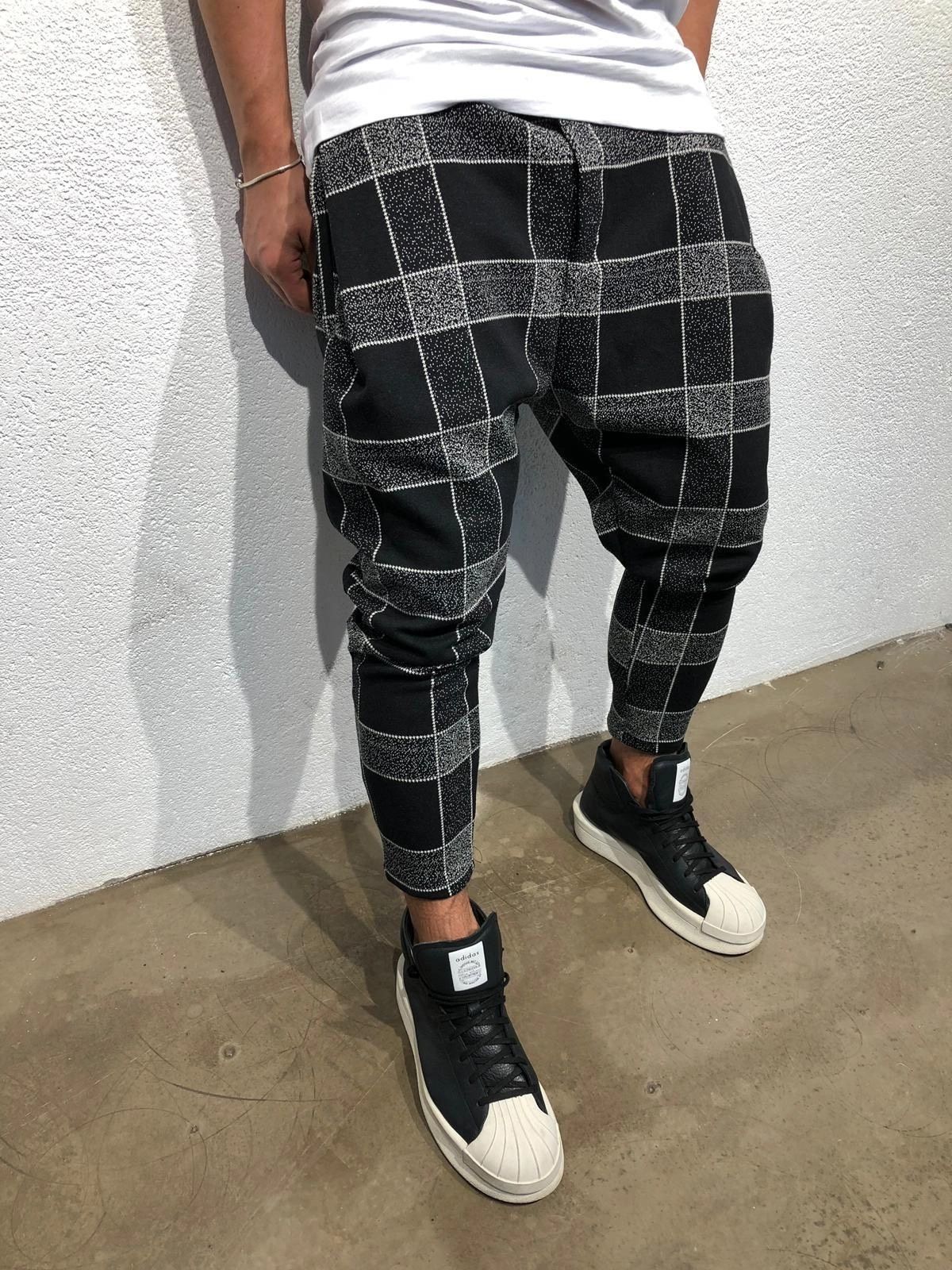 plaid square pants