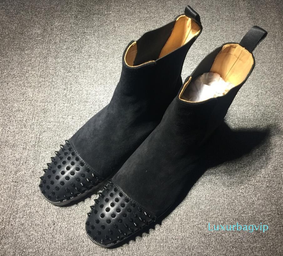 red bottom chelsea boots